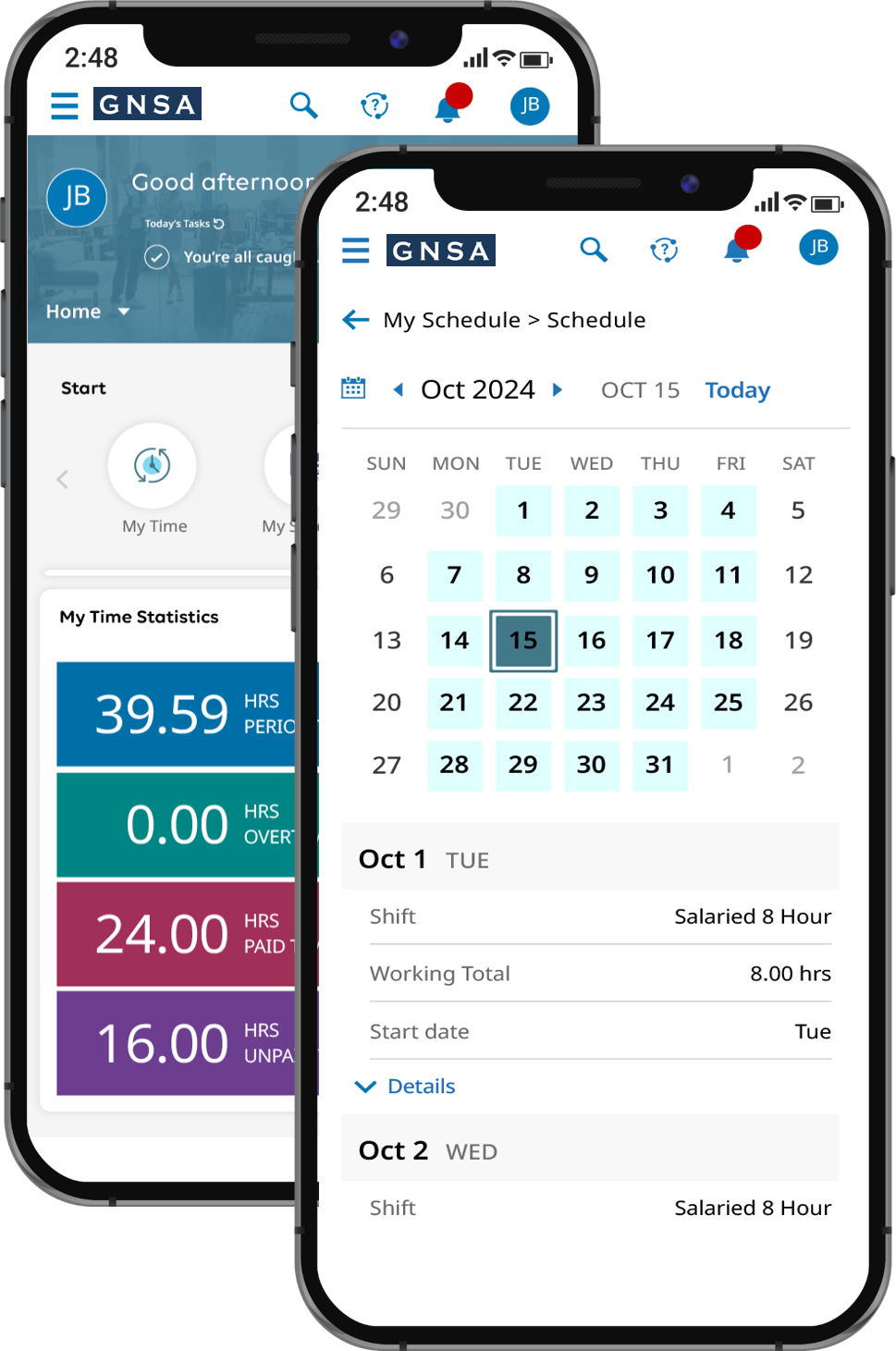 Employee Scheduling Software Mobile App Screenshot
