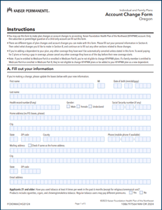 Kaiser 2025 Change Request Form Cover Image